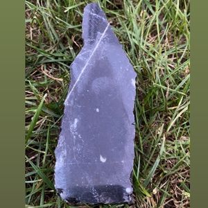 Polished Black obsidian stone/crystal piece